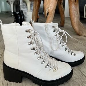 Forever 21 , white boots